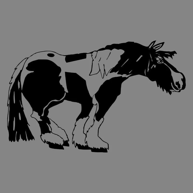 witziger Tinker , Tinker Schecke, Tinker reiten