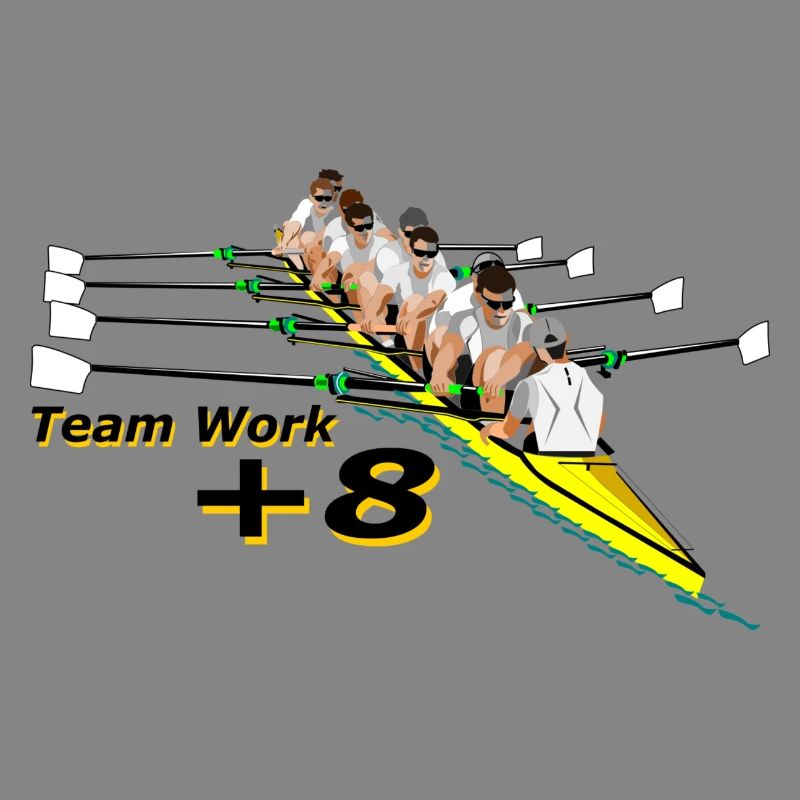 Rowing Equipment +8 Oars
