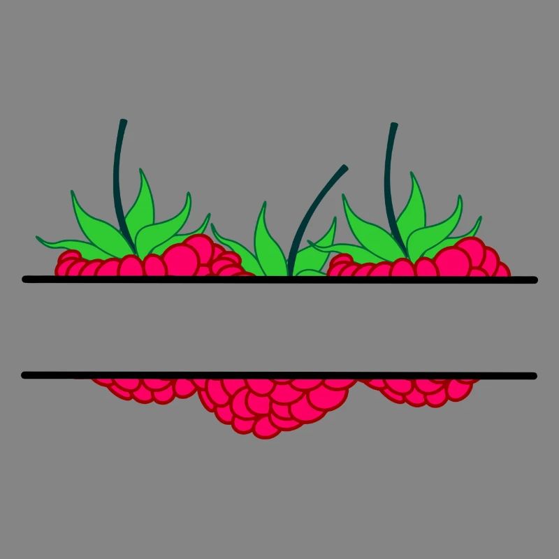Raspberry banner red raspberry