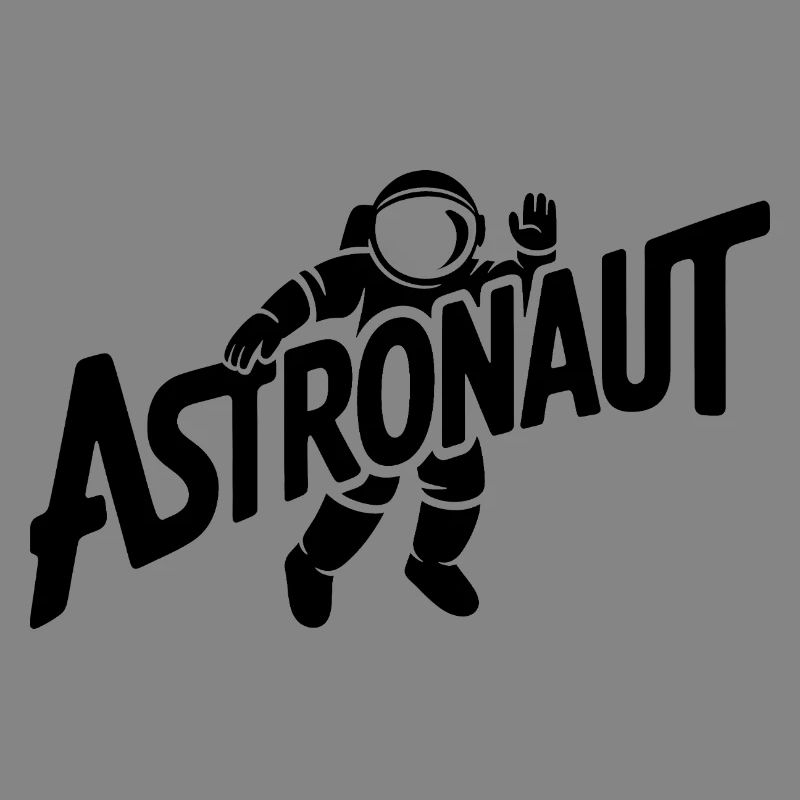 Astronaut - Cool Astonomy Logo