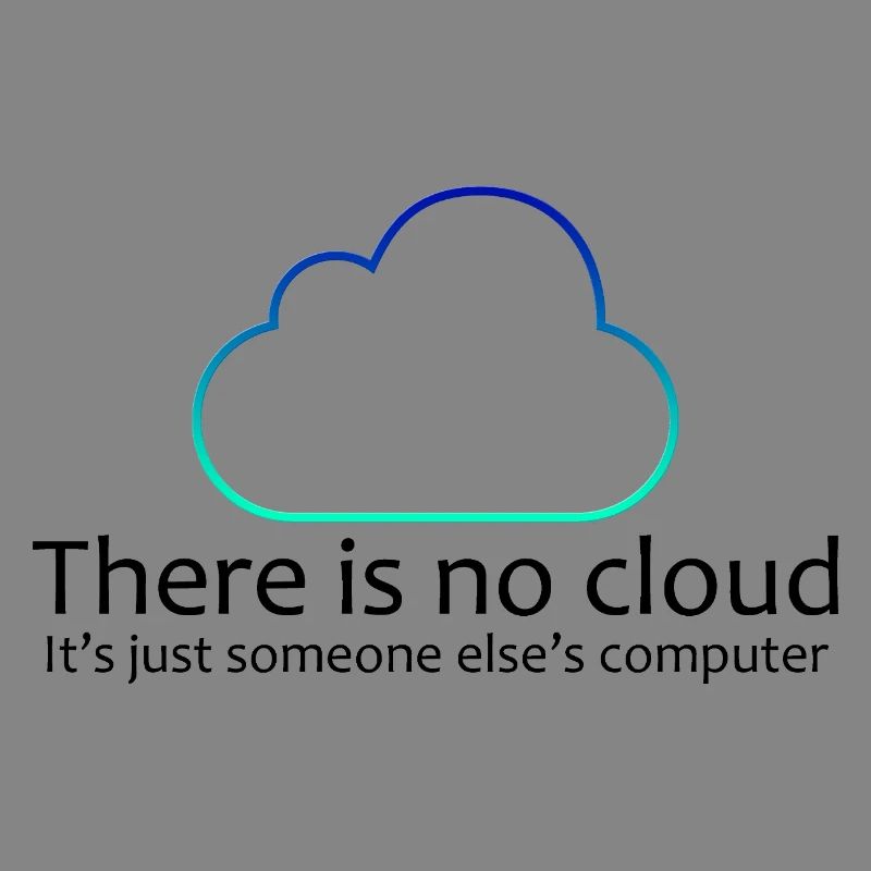 Pas de programmation dans le cloud T-shirt drôle