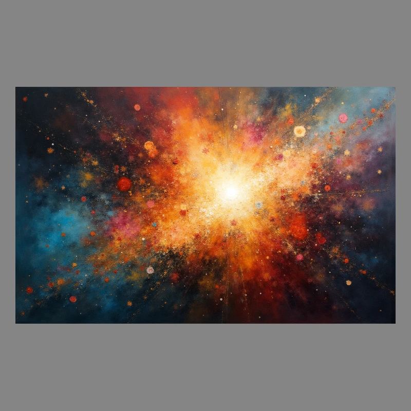 Cosmic Burst Nebula Explosion