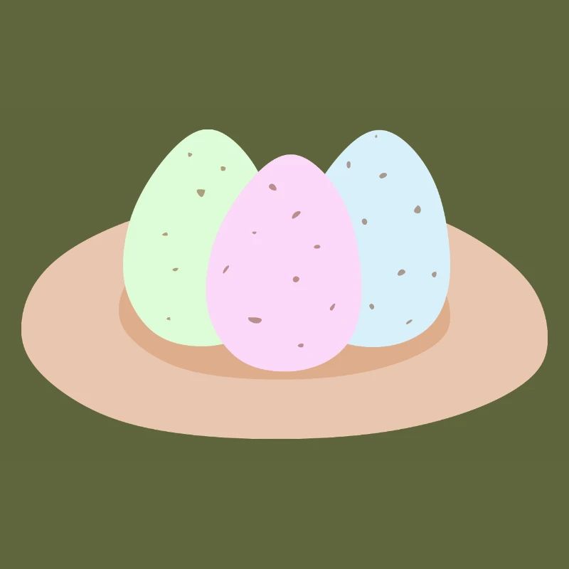 Pastel Easter Egg Nest