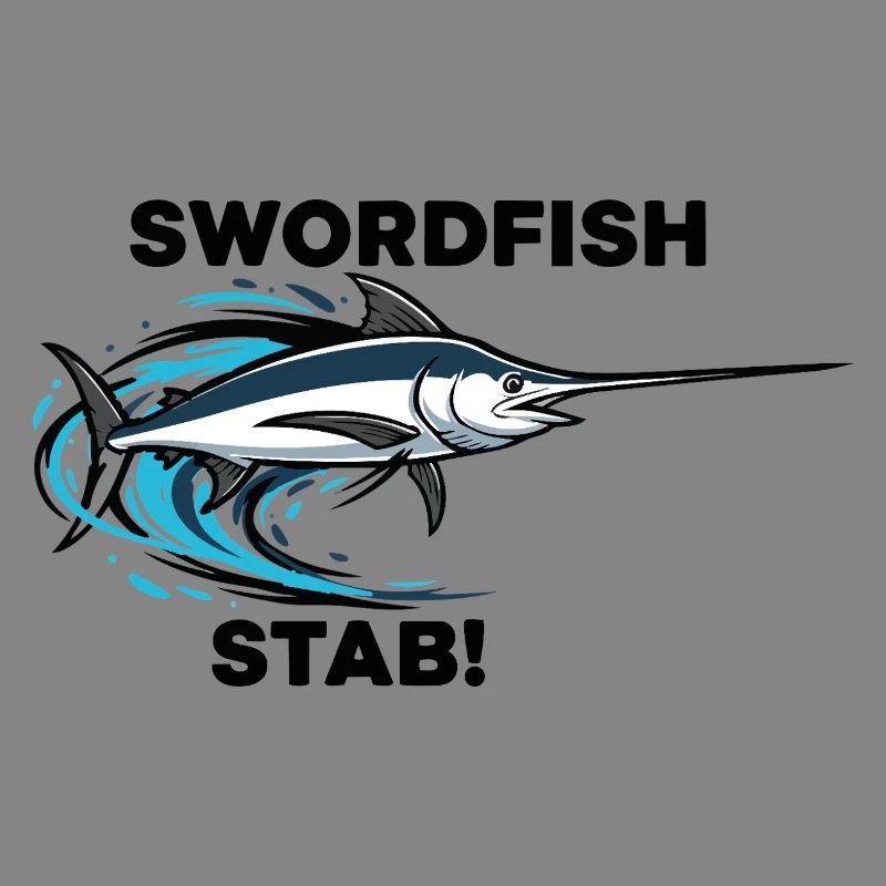 Espadon Stab Épée Mer Swordfish