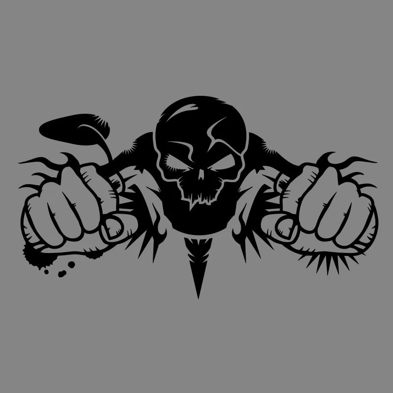 Skull Motorcycle