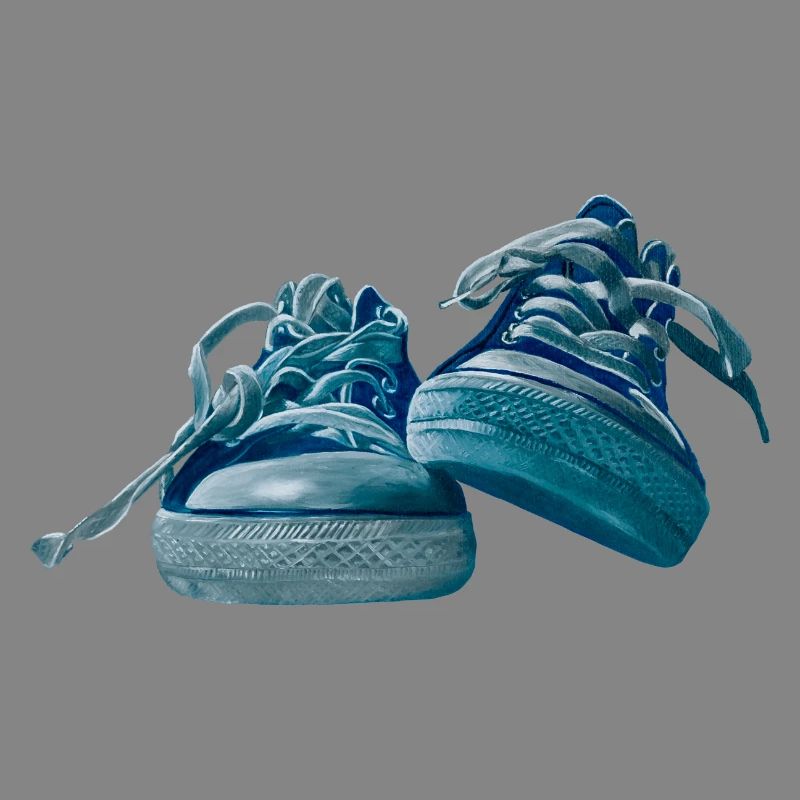Blue sneaker design