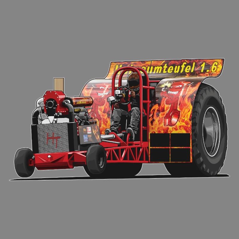 Tractor Pulling // Illustration