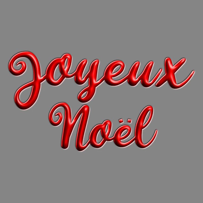 Joyeux Noël Script Rouge