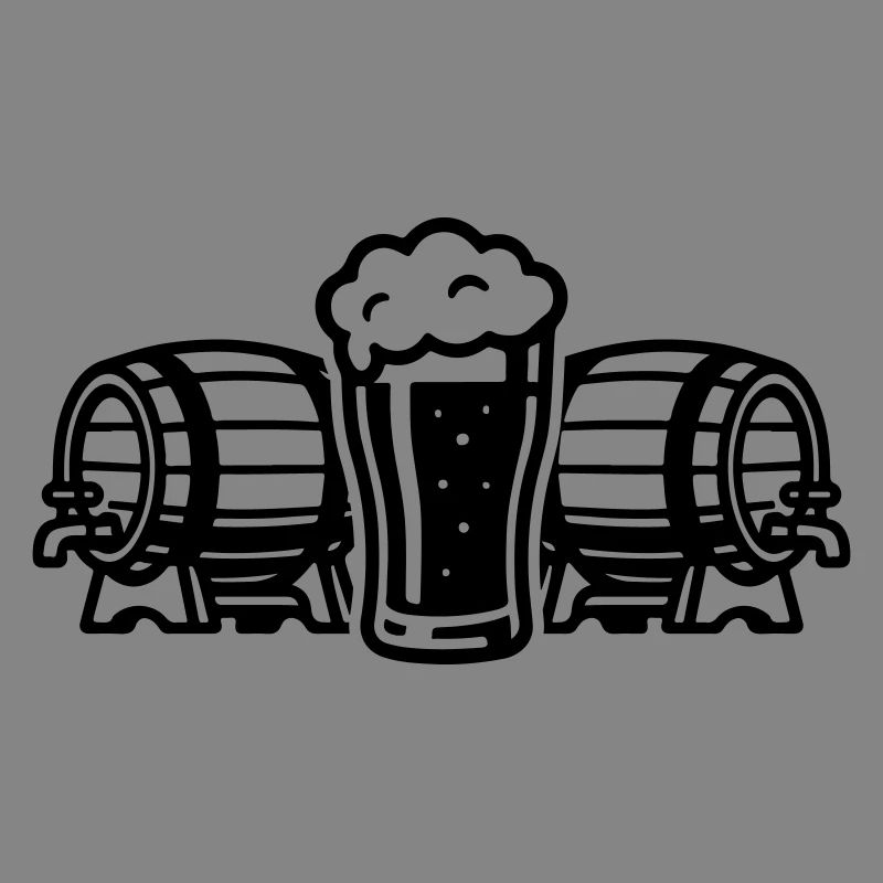 Bier Bierfass Bierglas