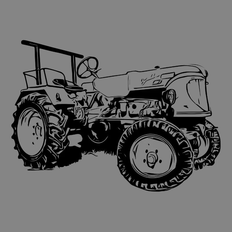 Tractor Güldner ADN-8 Shark Mouth