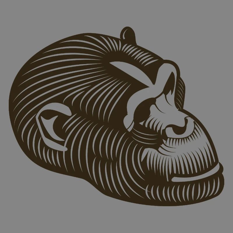 Stylized GORILLE head
