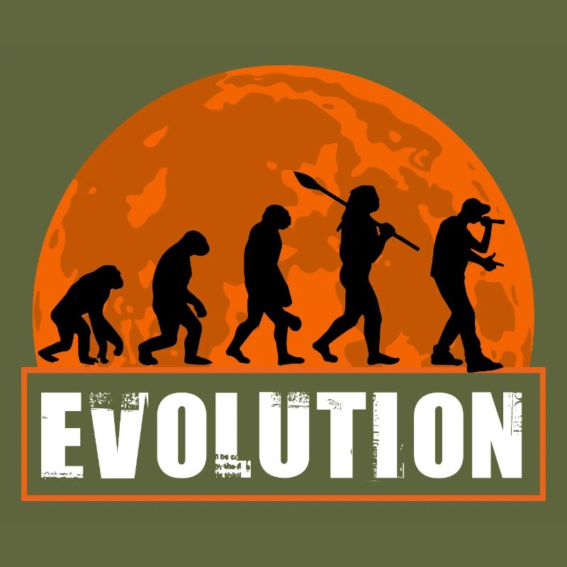 Funny Human Evolution Rapper