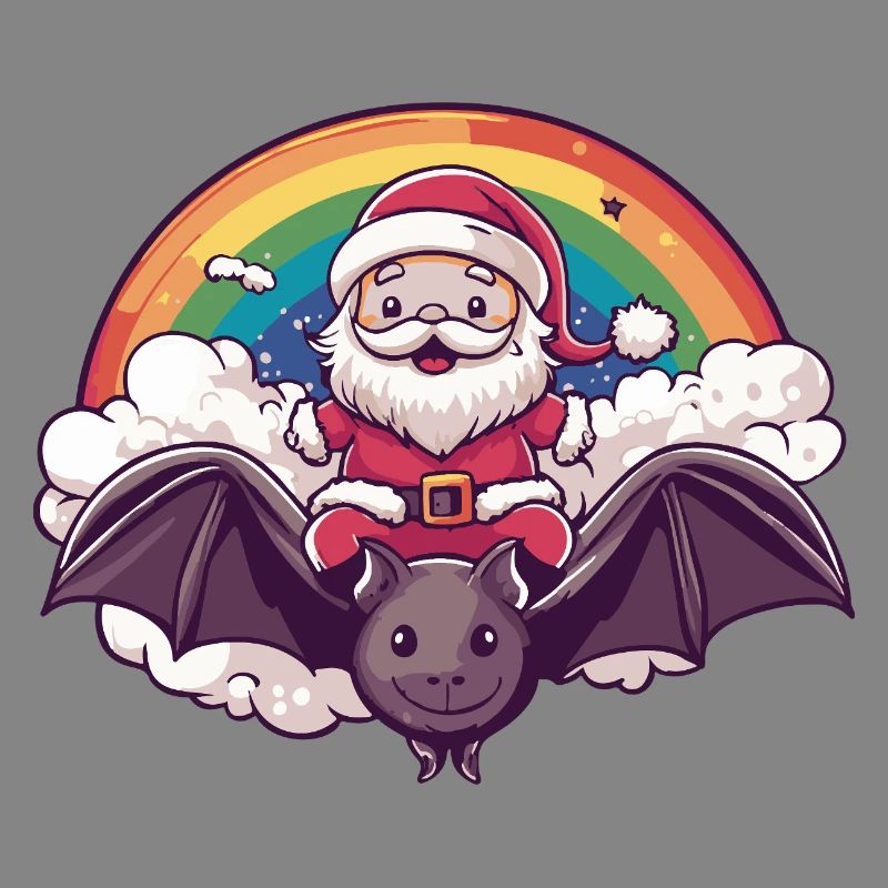 Chauve-souris Père Noël