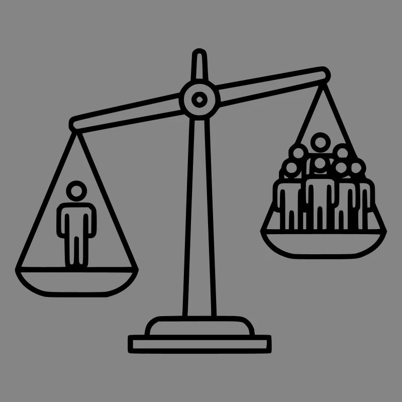 Libra Justice Concept