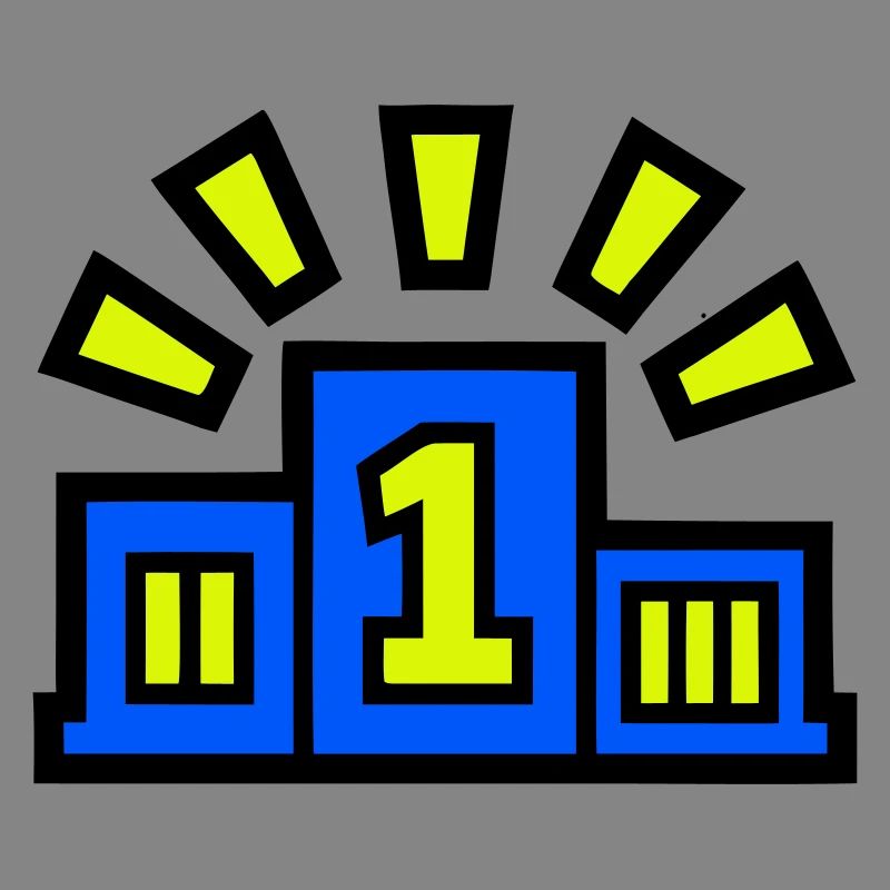 Sieger Podest Platz 1 Champion