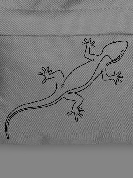 Strichzeichnung Gecko