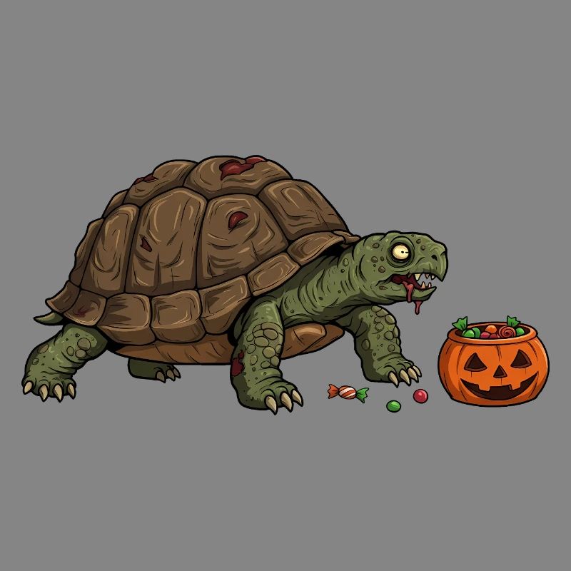 Tortue hantée Halloween Candy