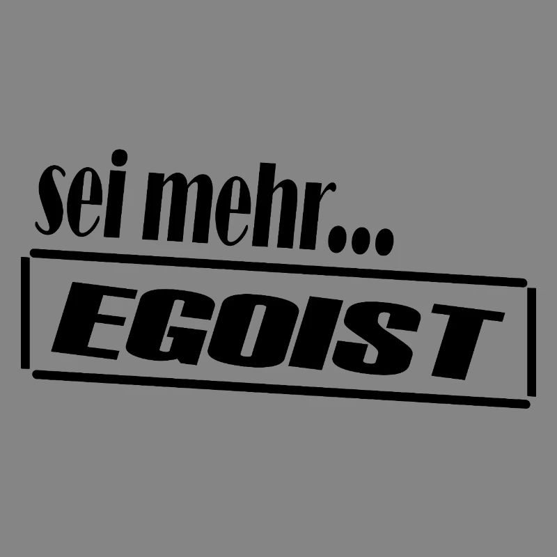 Egoist / Clear statement look