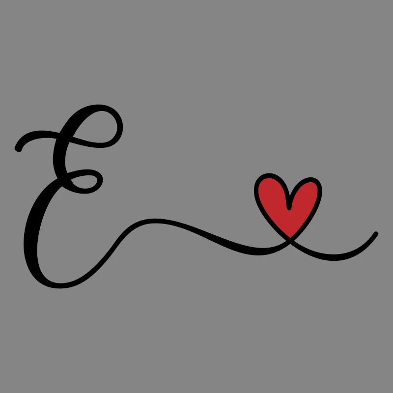 Letter E Monogram