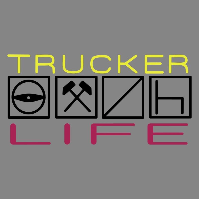 Trucker Life,Professional Driver,Long-Distance Driver