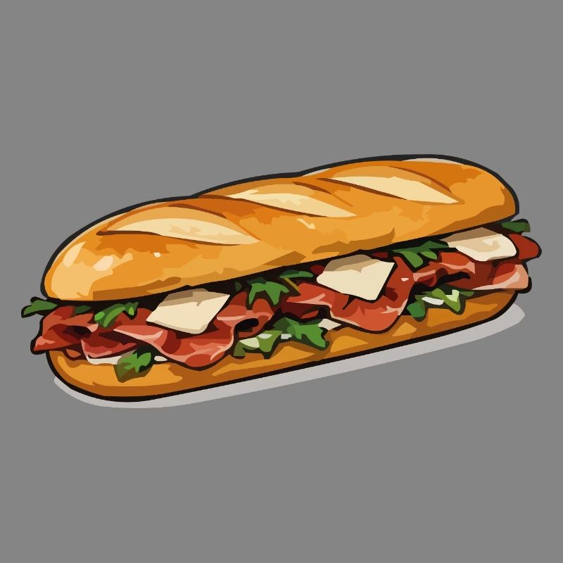 Crispy Hot Dog Comic Style