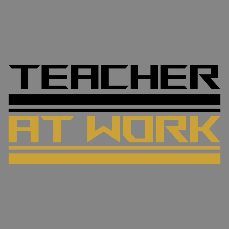 Teacher at work black