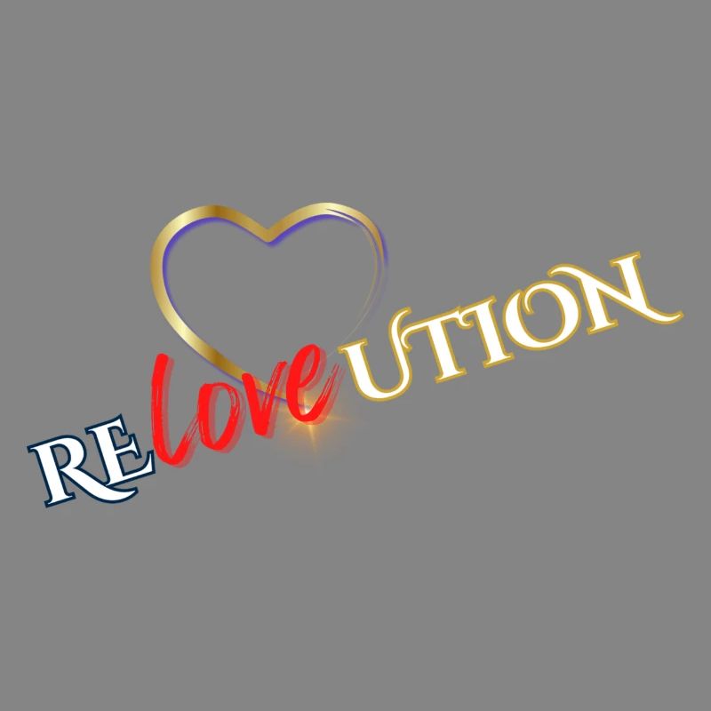 Liebevolution Herzrose Typo