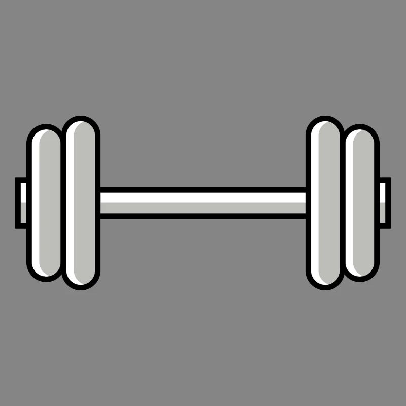 Dumbbell weights icon
