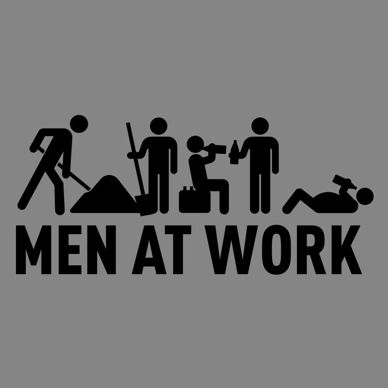 men at work - männer bei der arbeit - bauarbeiter
