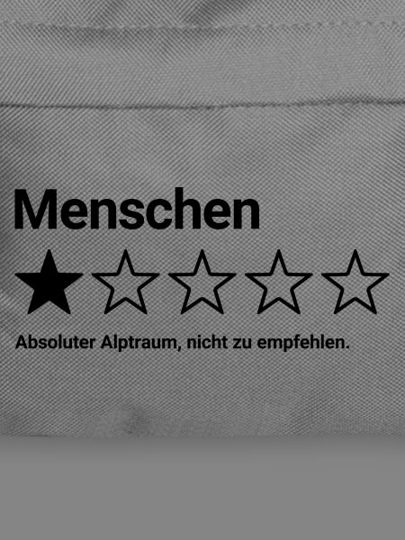 1-Stern-Bewertung auf Menschen