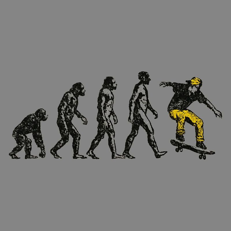 Evolution Skateboarder – Grunge Skate Design