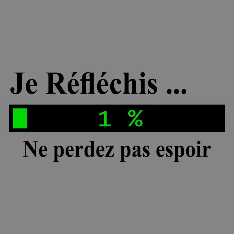 Je réfléchis ne perdez pas espoir