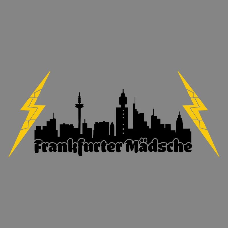 Frankfurter Maedsche ffm skyline