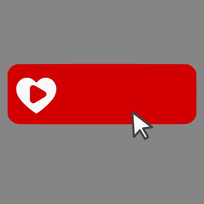 Cool YouTube Inspired Subscribe Flat Icon