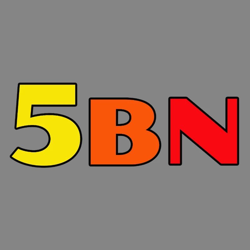5BN Farbexplosion Blockbuchstaben