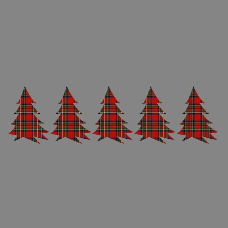 Forest Tartan Trees