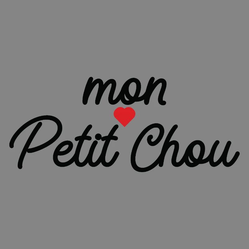 Mon Petit Chou Script Coeur