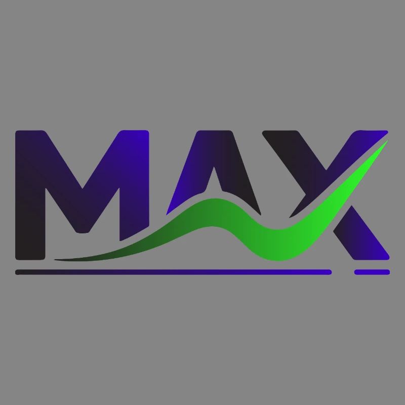 MAX Wave Gradient Logo Tee