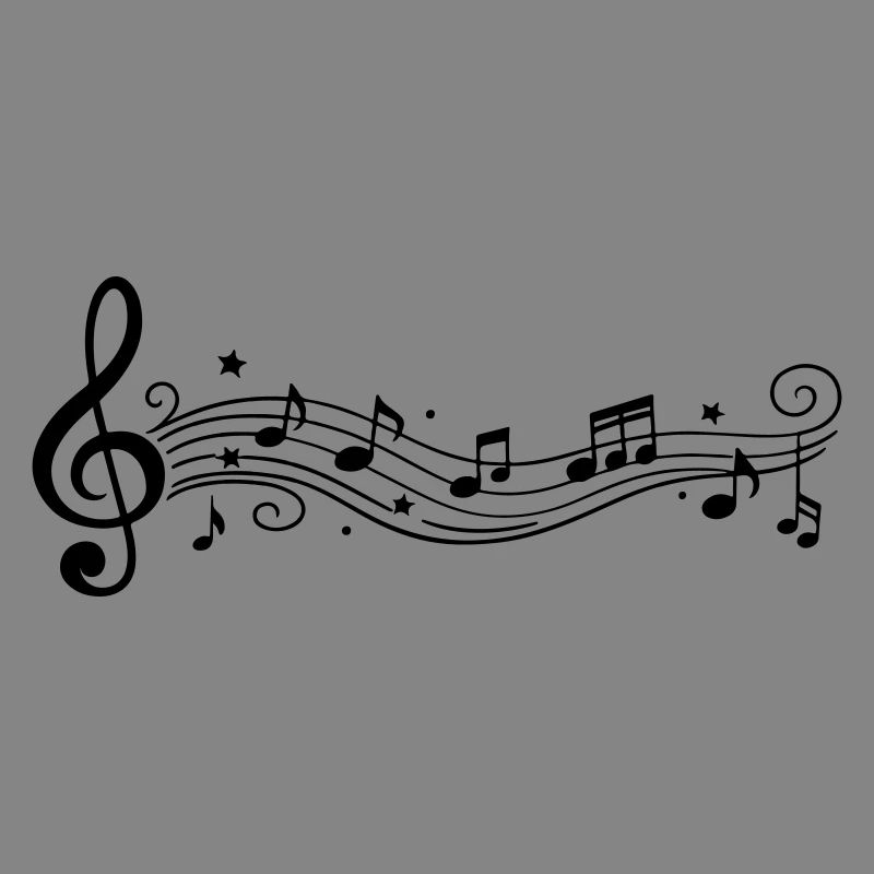 Notes musicales Clés de mélodie