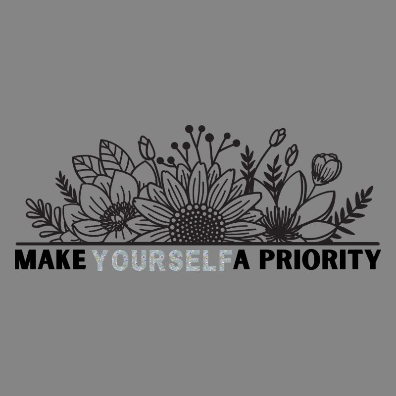 Yourself Flower Frame Design