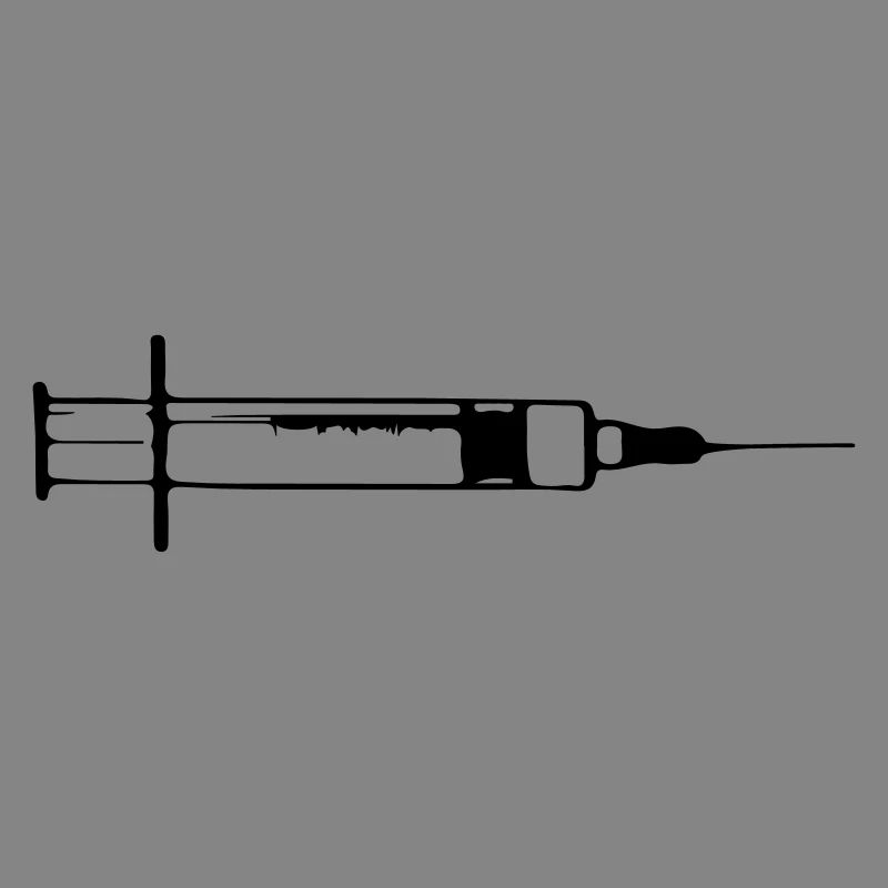 Syringe injection needle 1c.