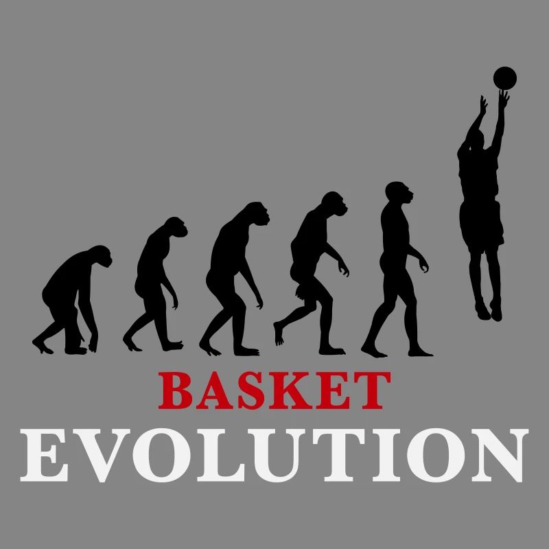 Basket Evolution Sport und Humor 3c