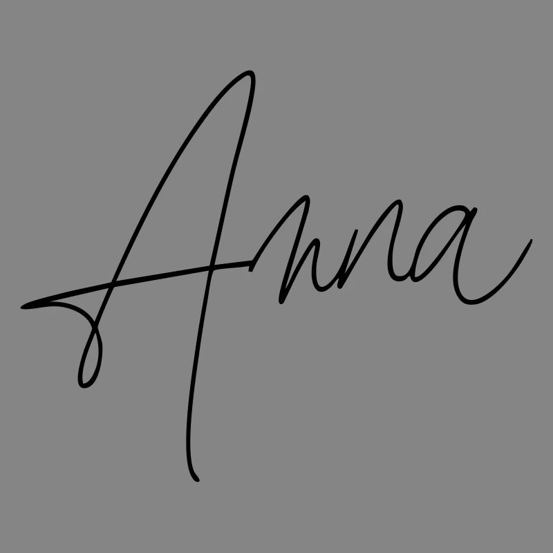 Anna / Conception de l’écriture manuscrite