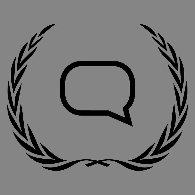 Speech bubble wreath