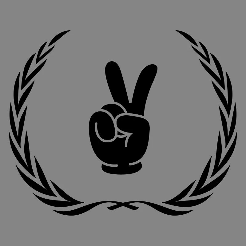 Peace Hand Comic Kranz