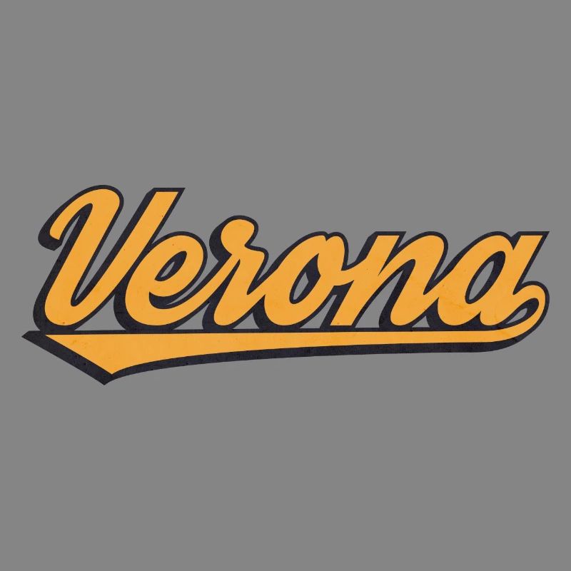 Verona Retro Script Logo