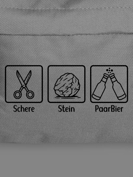 Schere Stein Papier - Paar Bier