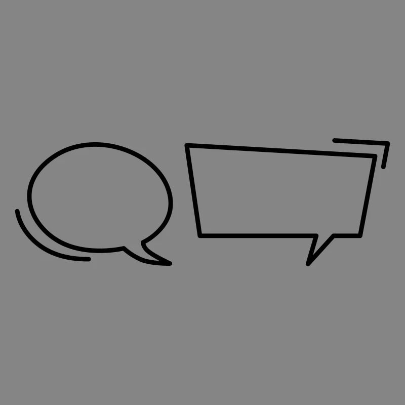 Comic speech bubbles