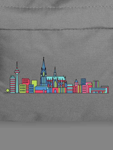 Kölner Stadtschirm Dom: Moderne Linienkunst