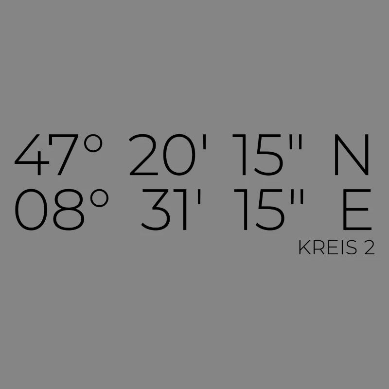 Coordinates District 2 Zurich